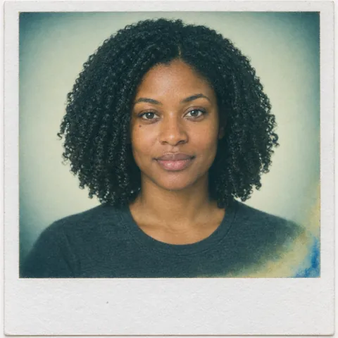 A generated example for the Vintage Polaroid / Film Snapshot image prompt template.